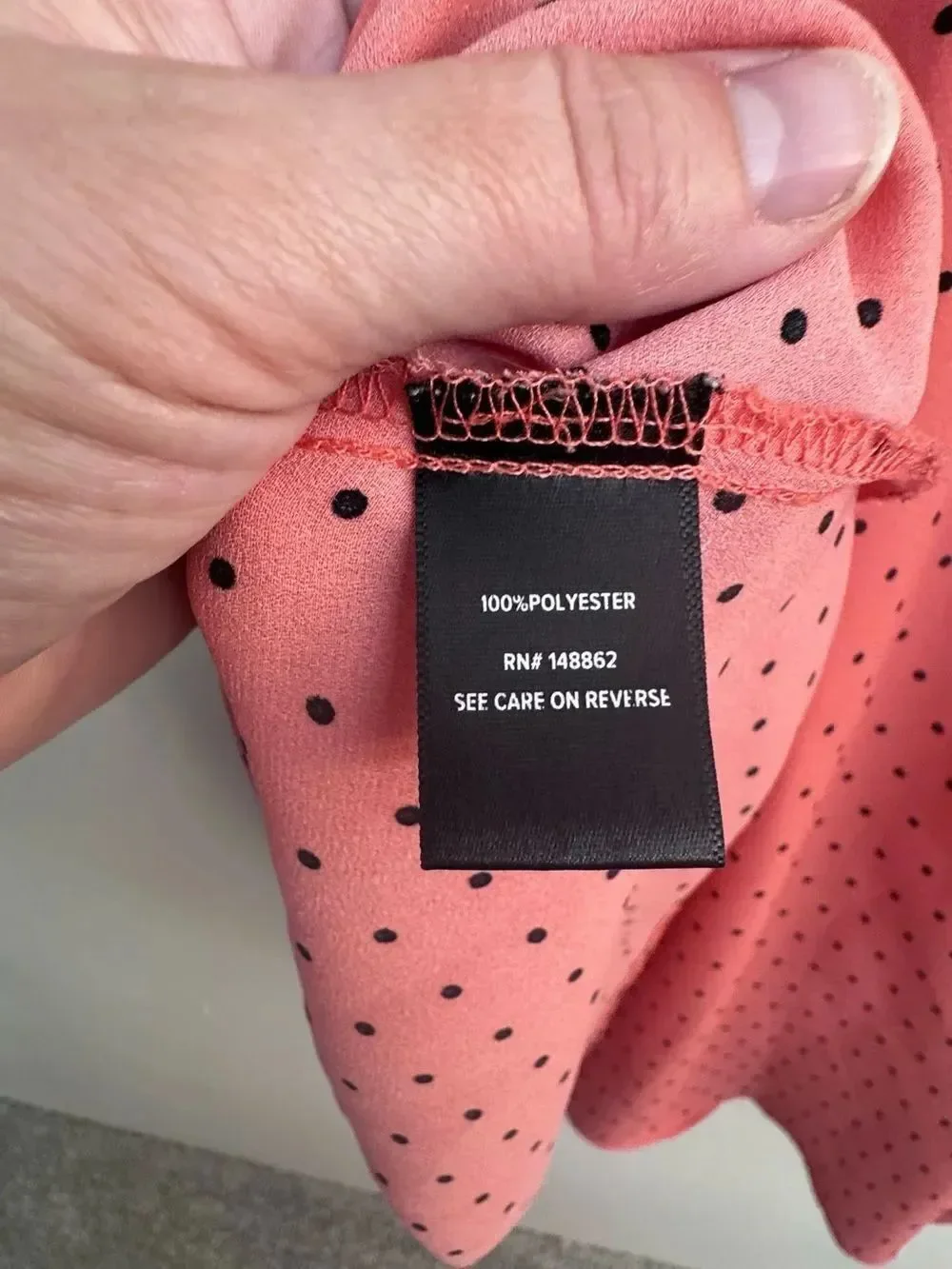 torrid Salmon Pink Polka Dot Chiffon Cami - Size 2